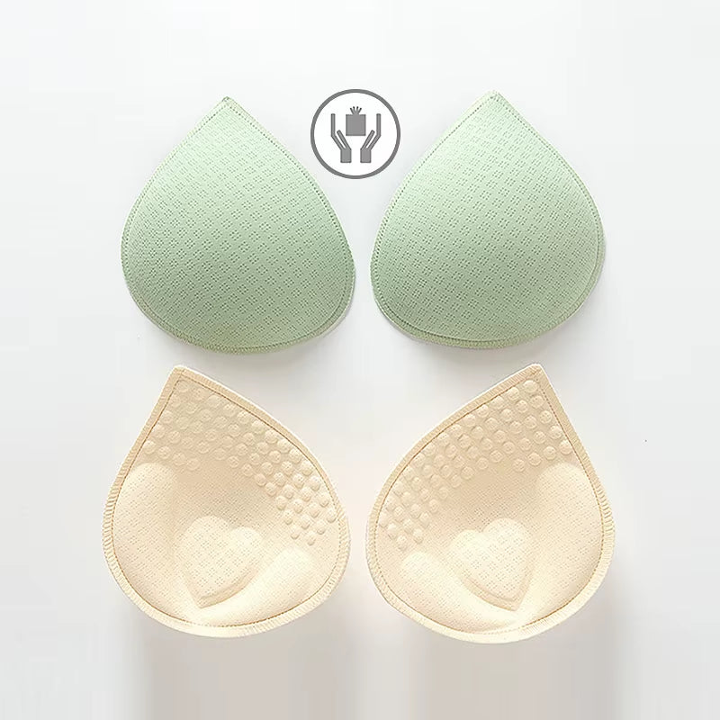 Bra Inserts Bikini Padding Chest Cups Pad Women Clothes Breast Accessories Breast Bra Inserts Reusable Water Drop Shape Lingerie