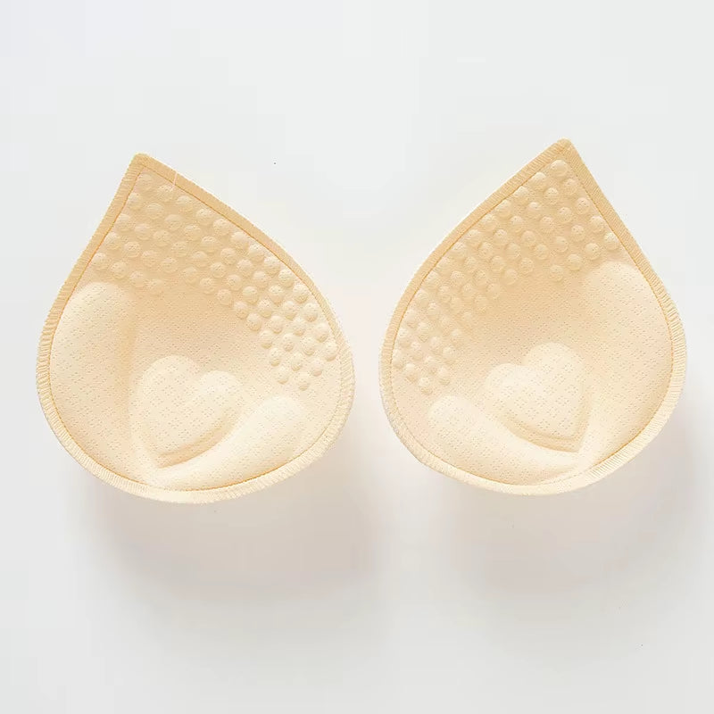 Bra Inserts Bikini Padding Chest Cups Pad Women Clothes Breast Accessories Breast Bra Inserts Reusable Water Drop Shape Lingerie